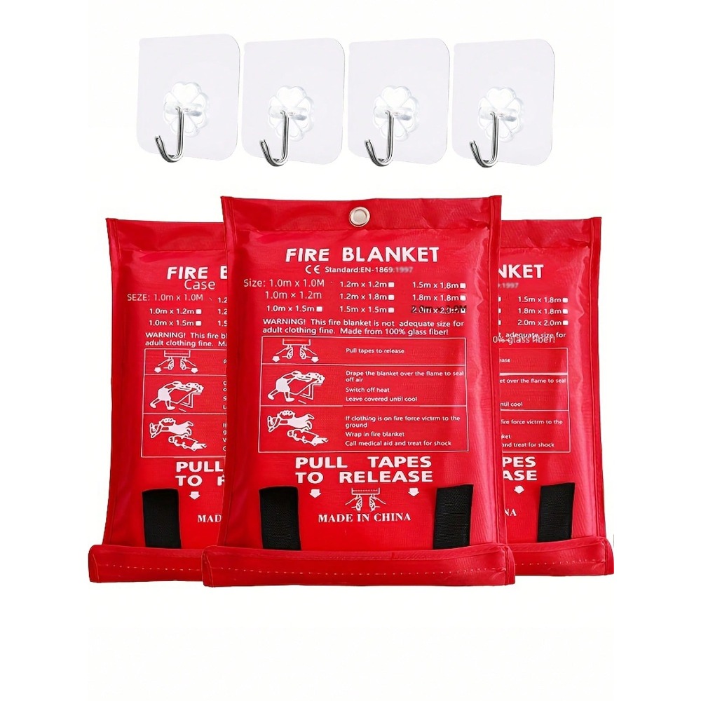 Fire Blanket Fiberglass - Огнестойкое одеяло 39,37 х 39,37 дюймов,