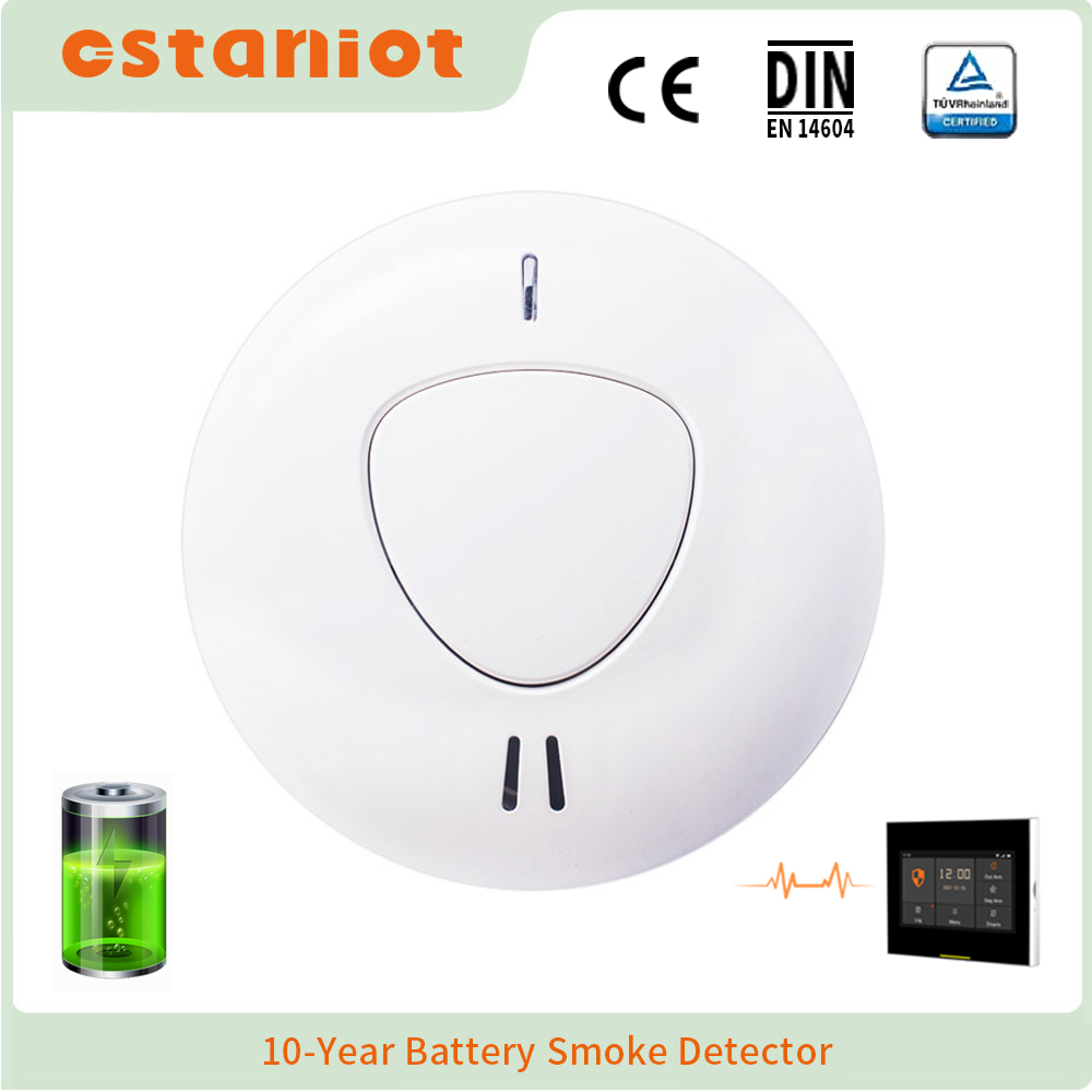 Smoke Alarm 10 Year Battery - 10-летний срок службы батареи, детектор дыма,