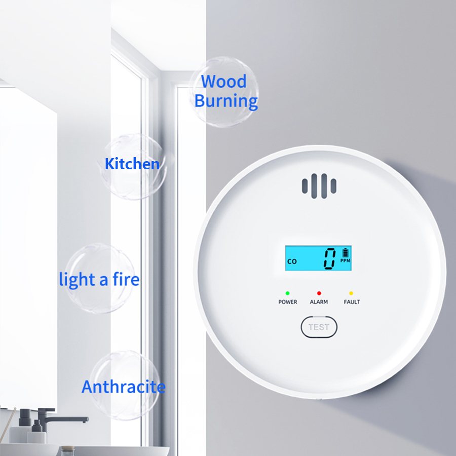 Smoke Alarm 10 Year Battery - Детектор дыма и угарного газа с