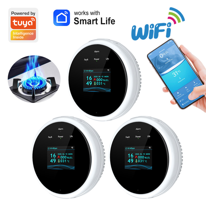 Smart Gas Leak Detector Lpg - Tuya Wi-Fi детектор газа домашний сжиженный