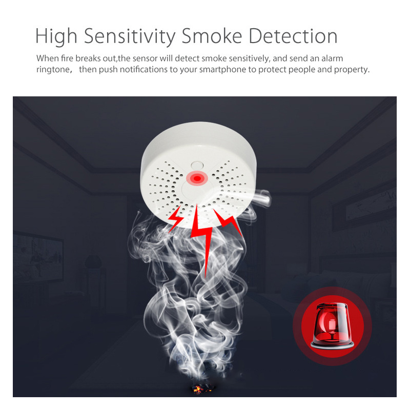 Smart Smoke Detector Wifi - Умный дымовой извещатель Tuya WiFi с