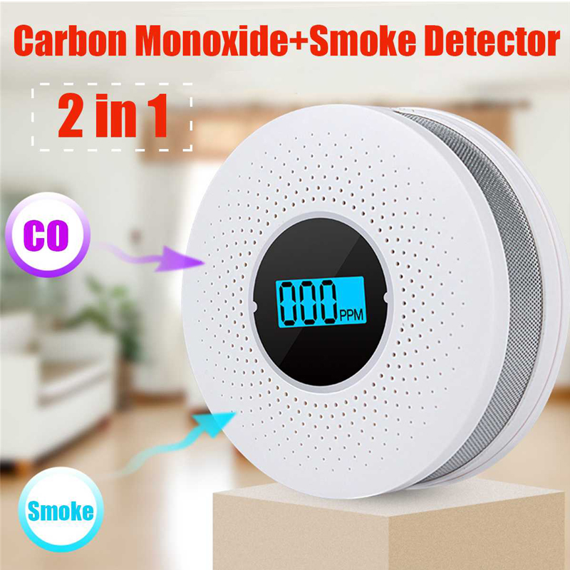 Carbon Monoxide Detector Combo - Новейший 2 в 1, светодиодный цифровой