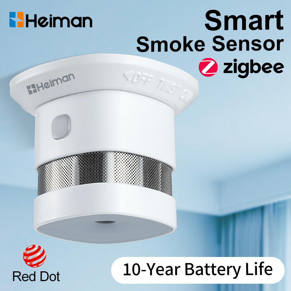 Zigbee Smoke Sensor Tuya - Детектор дыма HEIMAN Zigbee — датчик