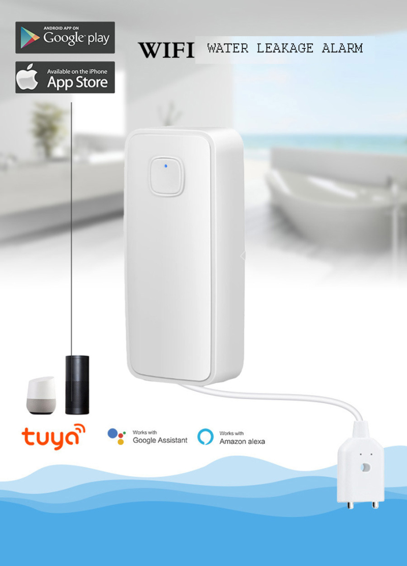 Датчик утечки воды с сигнализа – обзор и цена Water Leak Detector Wifi Alarm