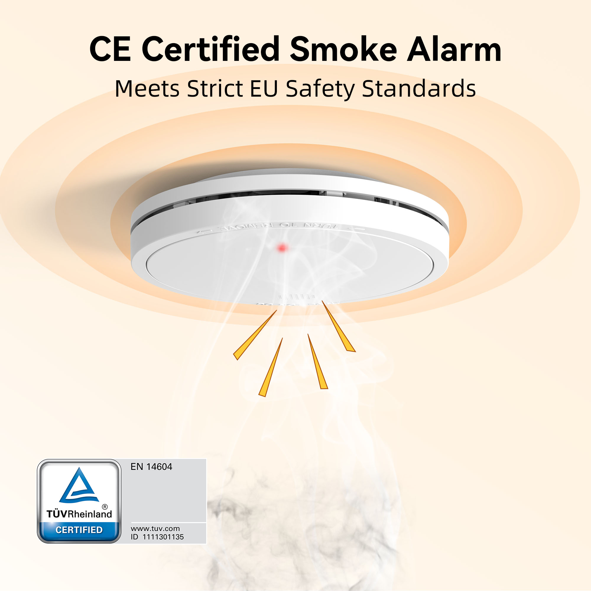 Независимая дымовая сигнализац – обзор и цена Smoke Alarm 10 Year Battery