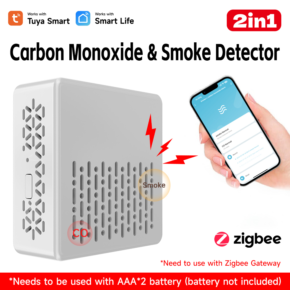 Датчик дыма и угарного газа Tu – обзор и цена Smart Smoke Detector Wifi