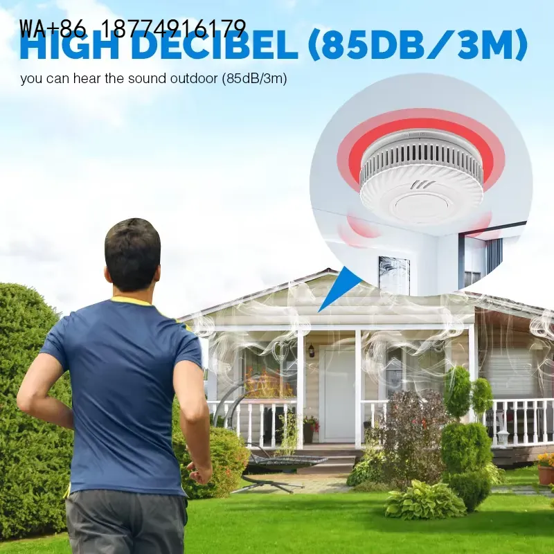 wmwmnu Беспроводной автономный – обзор и цена Smoke Alarm 10 Year Battery
