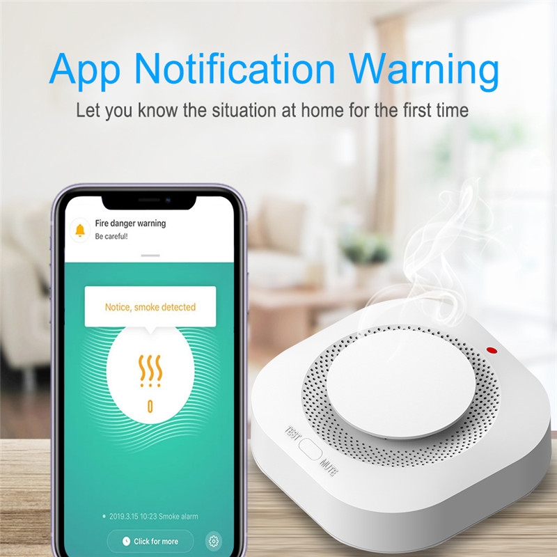 Датчик дыма Tuya с Wi-Fi, Высо – обзор и цена Smart Smoke Detector Wifi