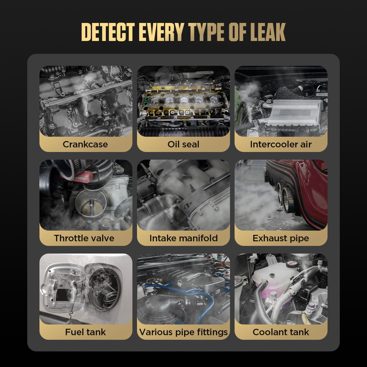 Автомобильный детектор утечки  – обзор и цена Smoke Alarm Escape Light