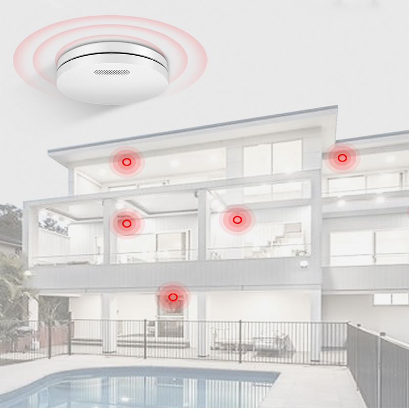 Умный беспроводной датчик дыма – обзор и цена Smart Smoke Detector Wifi