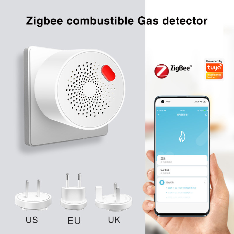 Великобритания, ЕС, США Tuya,  – обзор и цена Smart Gas Leak Detector Lpg