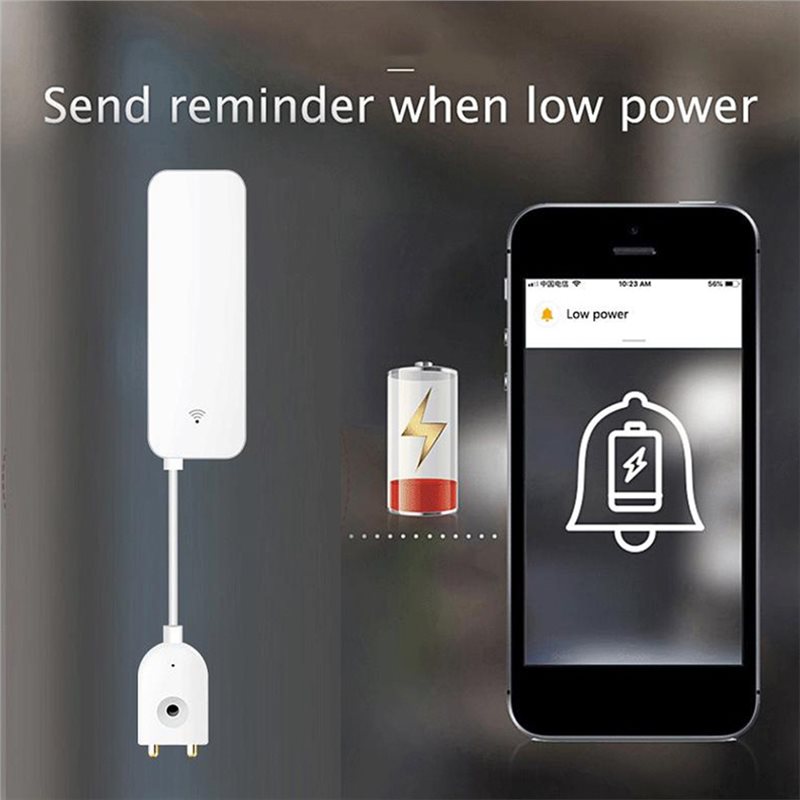 DTEN-Tuya Умный Wi-Fi датчик у – обзор и цена Water Leak Detector Wifi Alarm