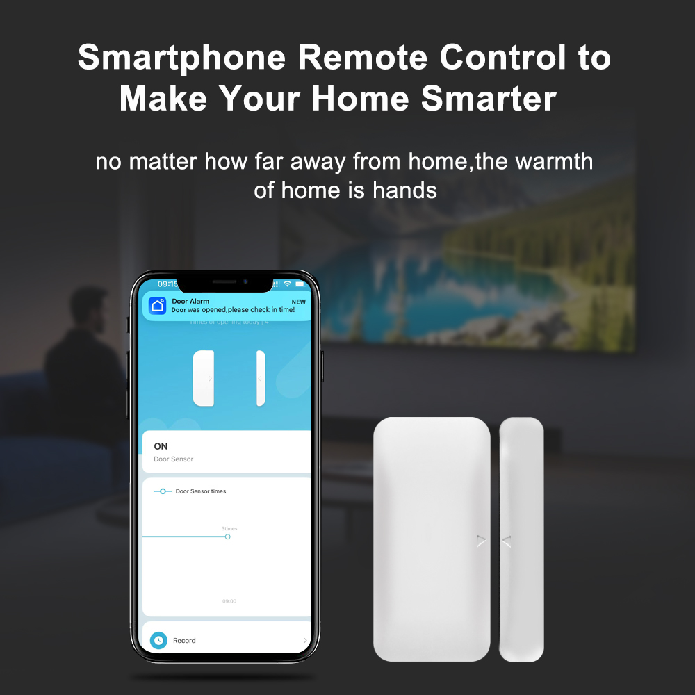 Беспроводной датчик открытия д – обзор и цена Zigbee Smoke Sensor Tuya