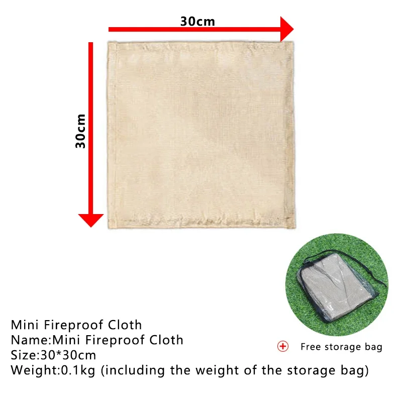 1 шт., огнестойкая ткань для к – обзор и цена Fire Blanket Fiberglass