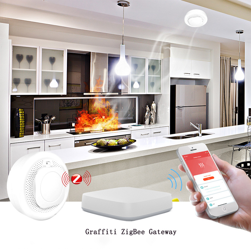 Независимый детектор горючих г – обзор и цена Zigbee Smoke Sensor Tuya