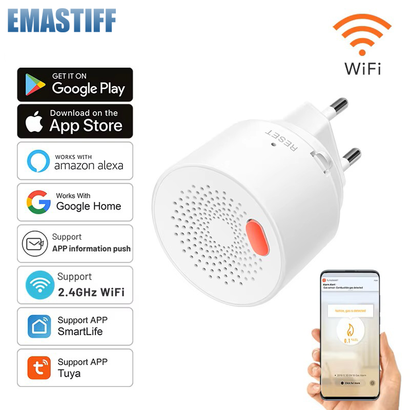 Датчик утечки газа Tuya Smart  – обзор и цена Smart Gas Leak Detector Lpg