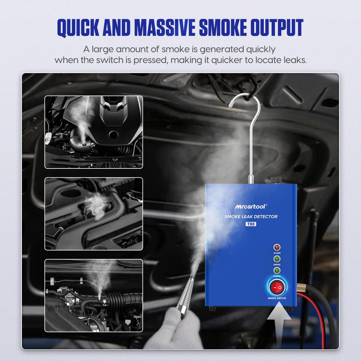 MR CARTOOL T80 Автомобильный д – обзор и цена Smoke Alarm Escape Light