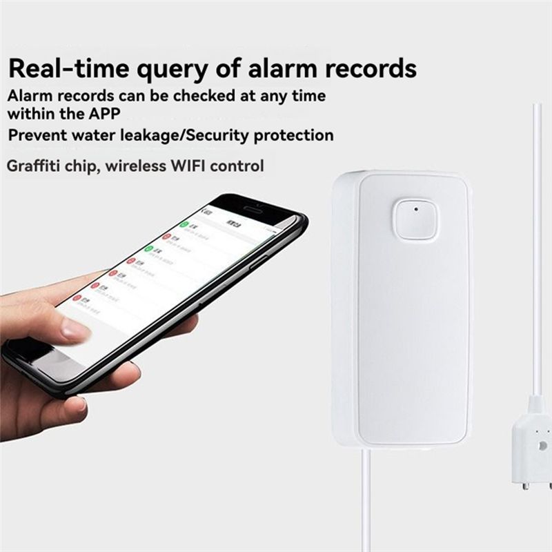 [НОВИНКА A09R!】 Tuya Wi-Fi умн – обзор и цена Water Leak Detector Wifi Alarm