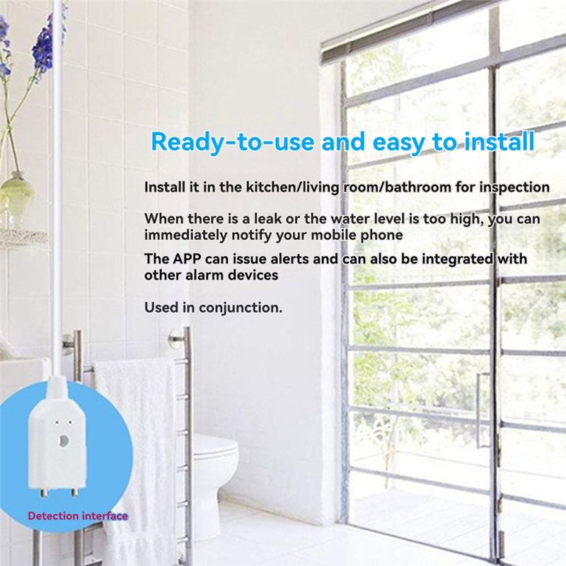 [НОВИНКА A09R!】 Tuya Wi-Fi умн – обзор и цена Water Leak Detector Wifi Alarm