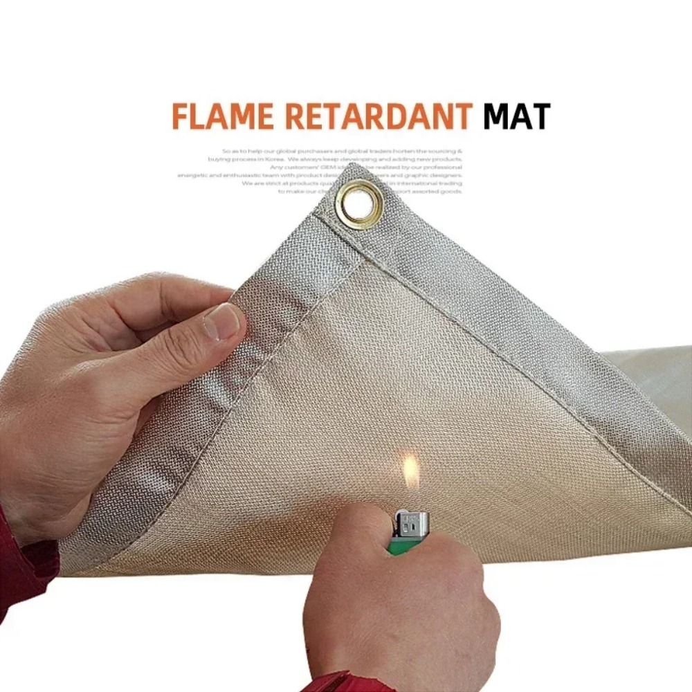 Высокотемпературное огнеупорно – обзор и цена Fire Blanket Fiberglass