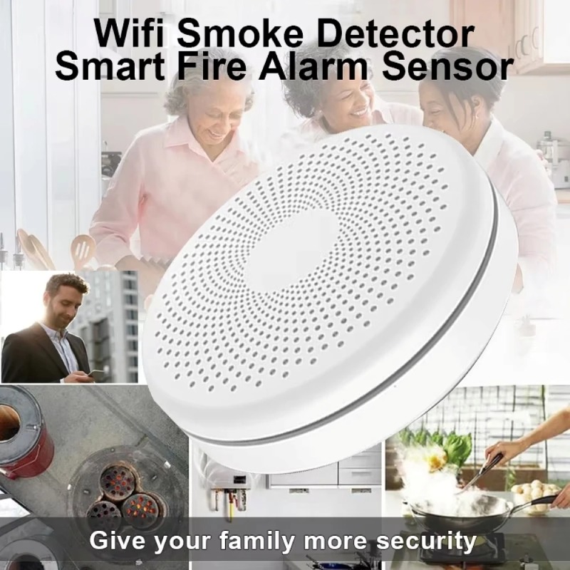 Новый 2-в-1 WiFi умный детекто – обзор и цена Smart Smoke Detector Wifi
