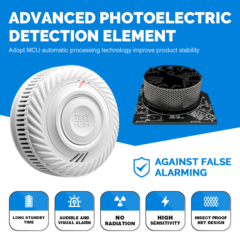 Автономный дымовой извещатель  – обзор и цена Smoke Alarm 10 Year Battery