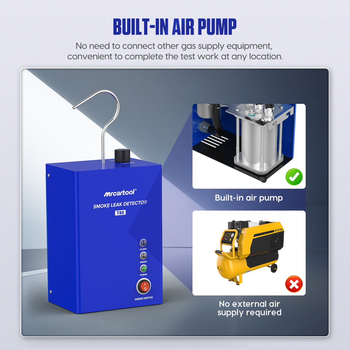 MR CARTOOL EVAP локатор утечки – обзор и цена Smoke Alarm Escape Light