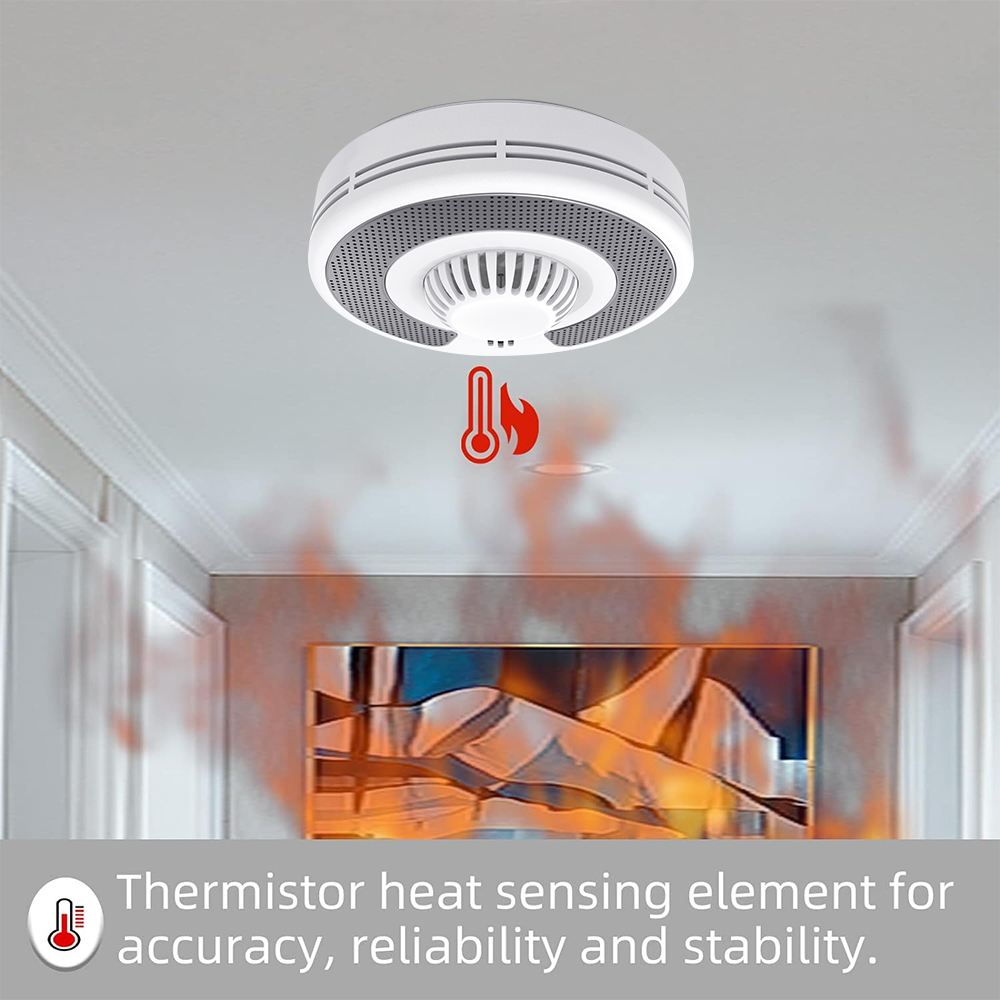 Беспроводная взаимосвязанная ( – обзор и цена Smoke Alarm 10 Year Battery