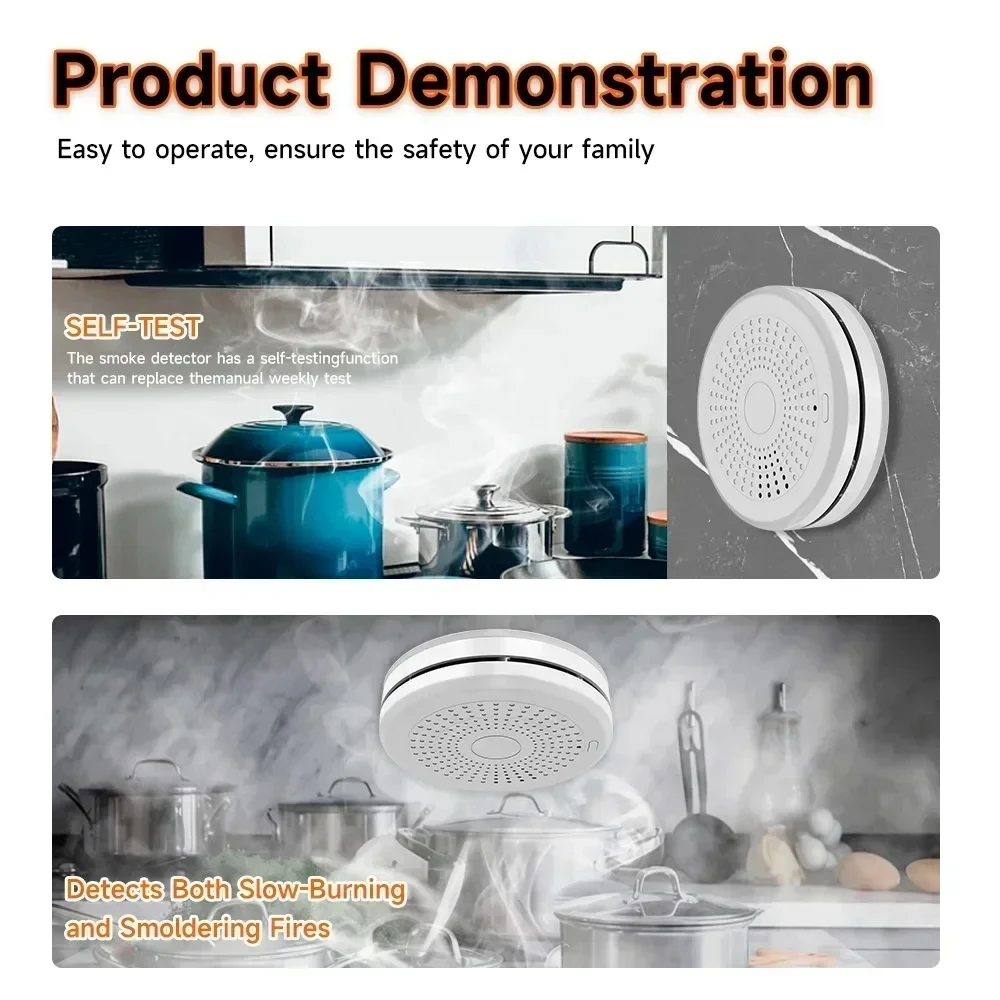 Умный датчик дыма и угарного г – обзор и цена Zigbee Smoke Sensor Tuya