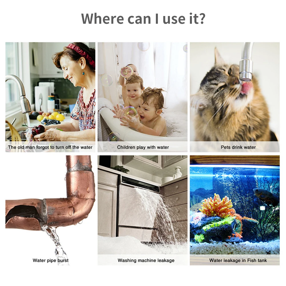 Датчик воды Tuya Wi-Fi Zigbee, – обзор и цена Water Leak Detector Wifi Alarm