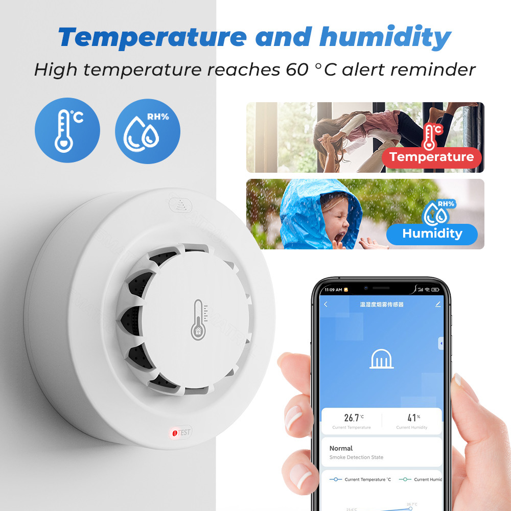 Датчик дыма с Wi-Fi, датчик те – обзор и цена Smart Smoke Detector Wifi
