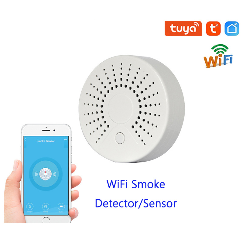 Умный дымовой извещатель Tuya  – обзор и цена Smart Smoke Detector Wifi