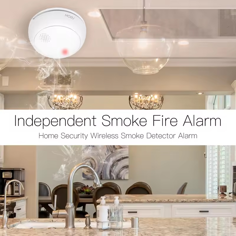 MOES ZigBee умный беспроводной – обзор и цена Zigbee Smoke Sensor Tuya