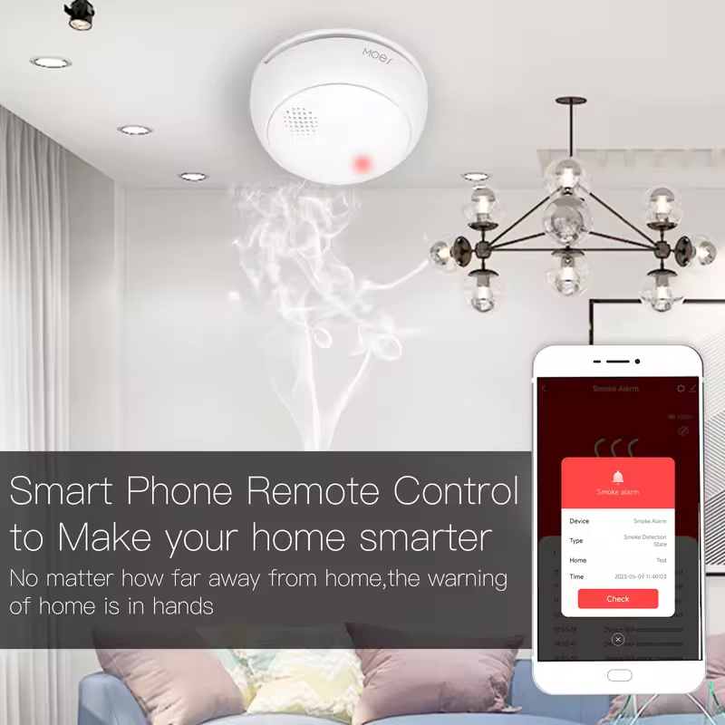 MOES ZigBee умный беспроводной – обзор и цена Zigbee Smoke Sensor Tuya