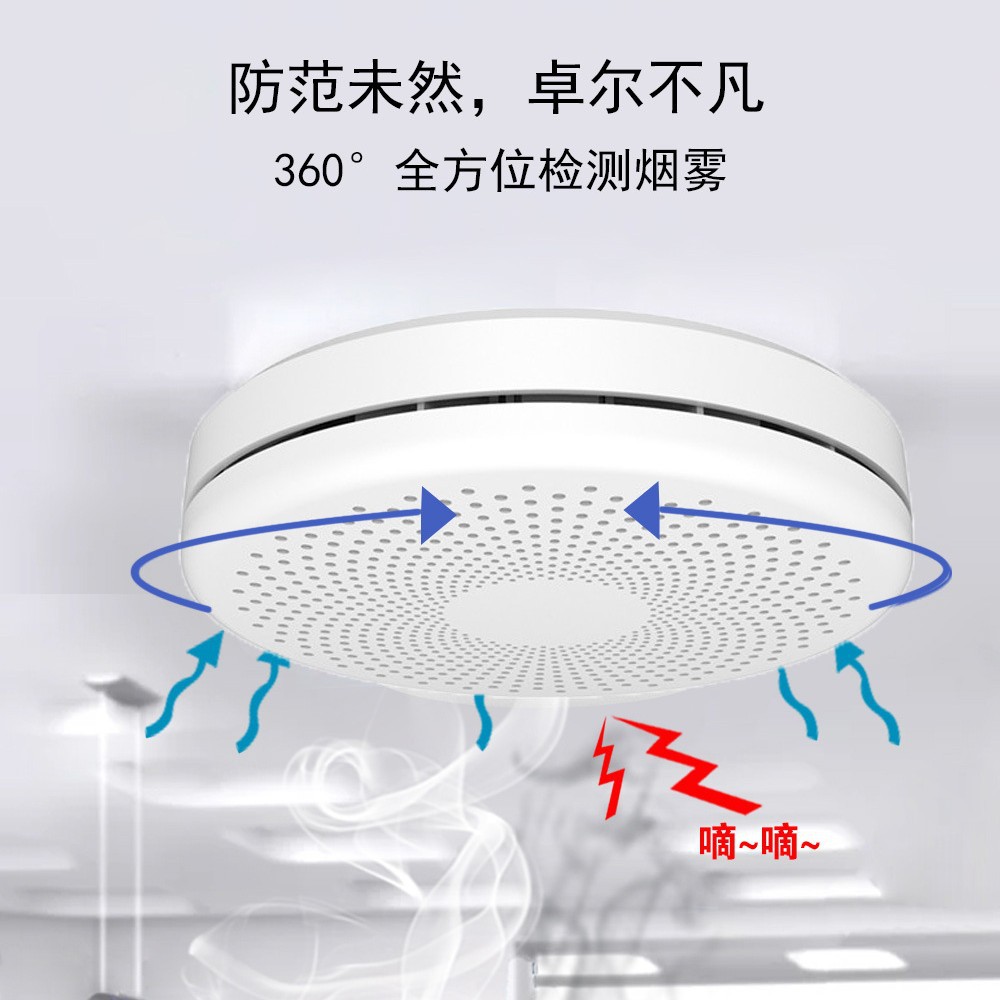 Новая версия 2-в-1 WiFi Tuya:  – обзор и цена Smart Smoke Detector Wifi