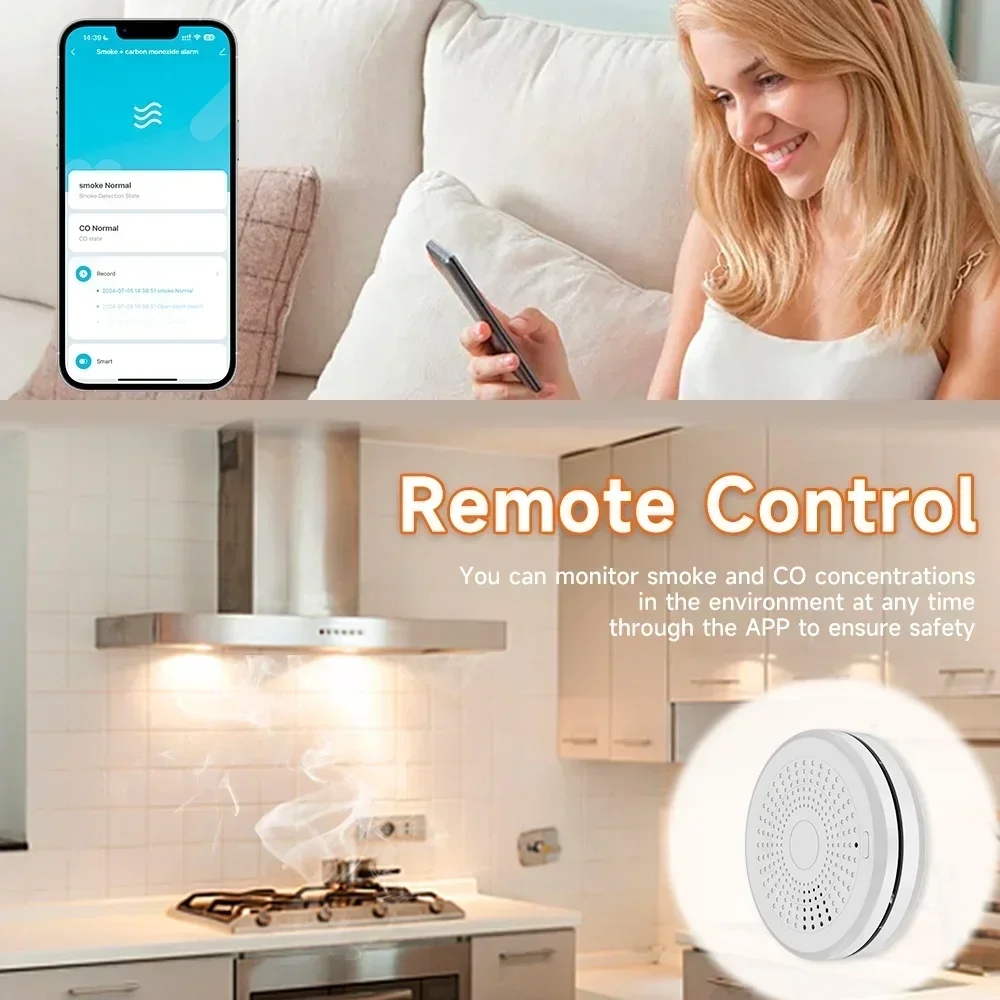 Умный комбинированный датчик д – обзор и цена Zigbee Smoke Sensor Tuya