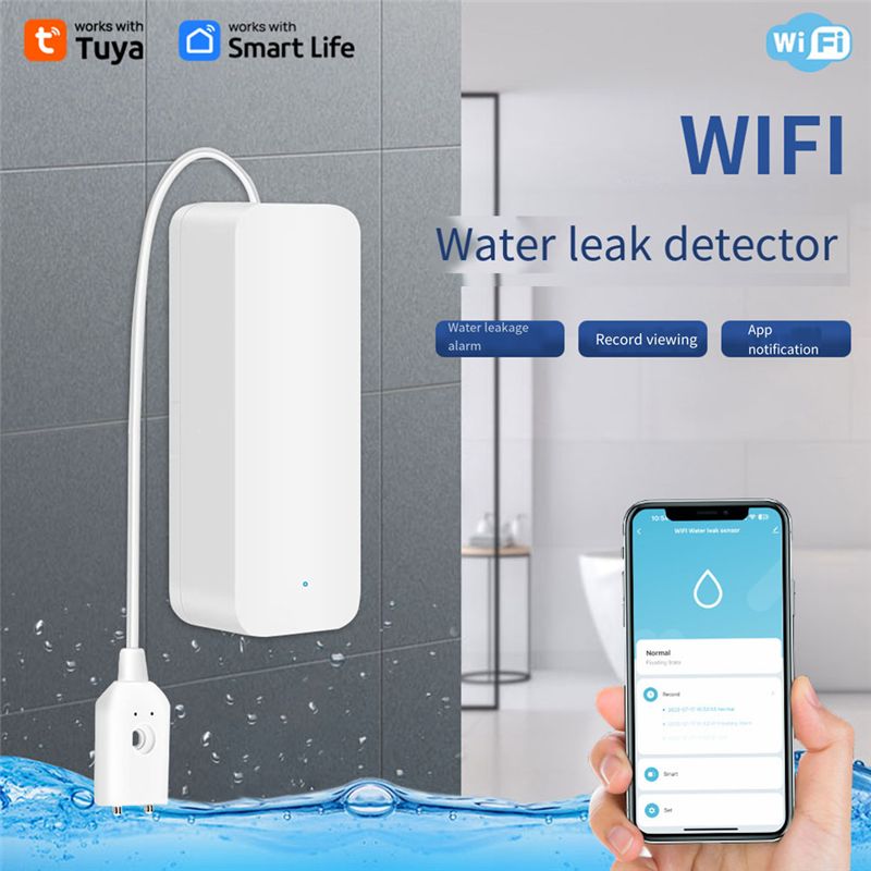 Датчик протечки воды Tuya Wifi – обзор и цена Water Leak Detector Wifi Alarm