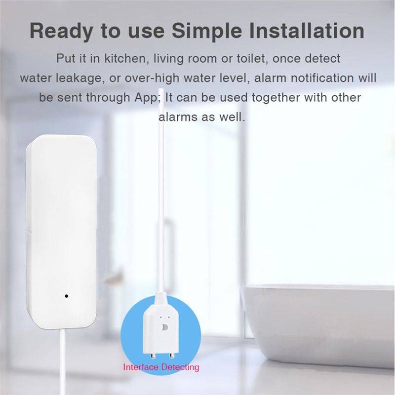 Датчик протечки воды Tuya Wifi – обзор и цена Water Leak Detector Wifi Alarm
