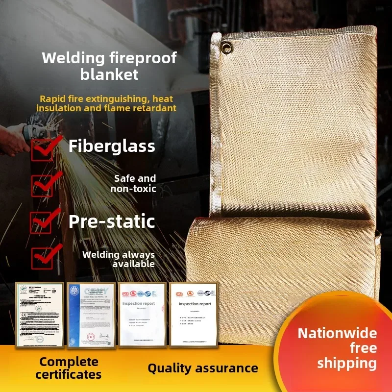 Огнестойкое сварочное одеяло,  – обзор и цена Fire Blanket Fiberglass
