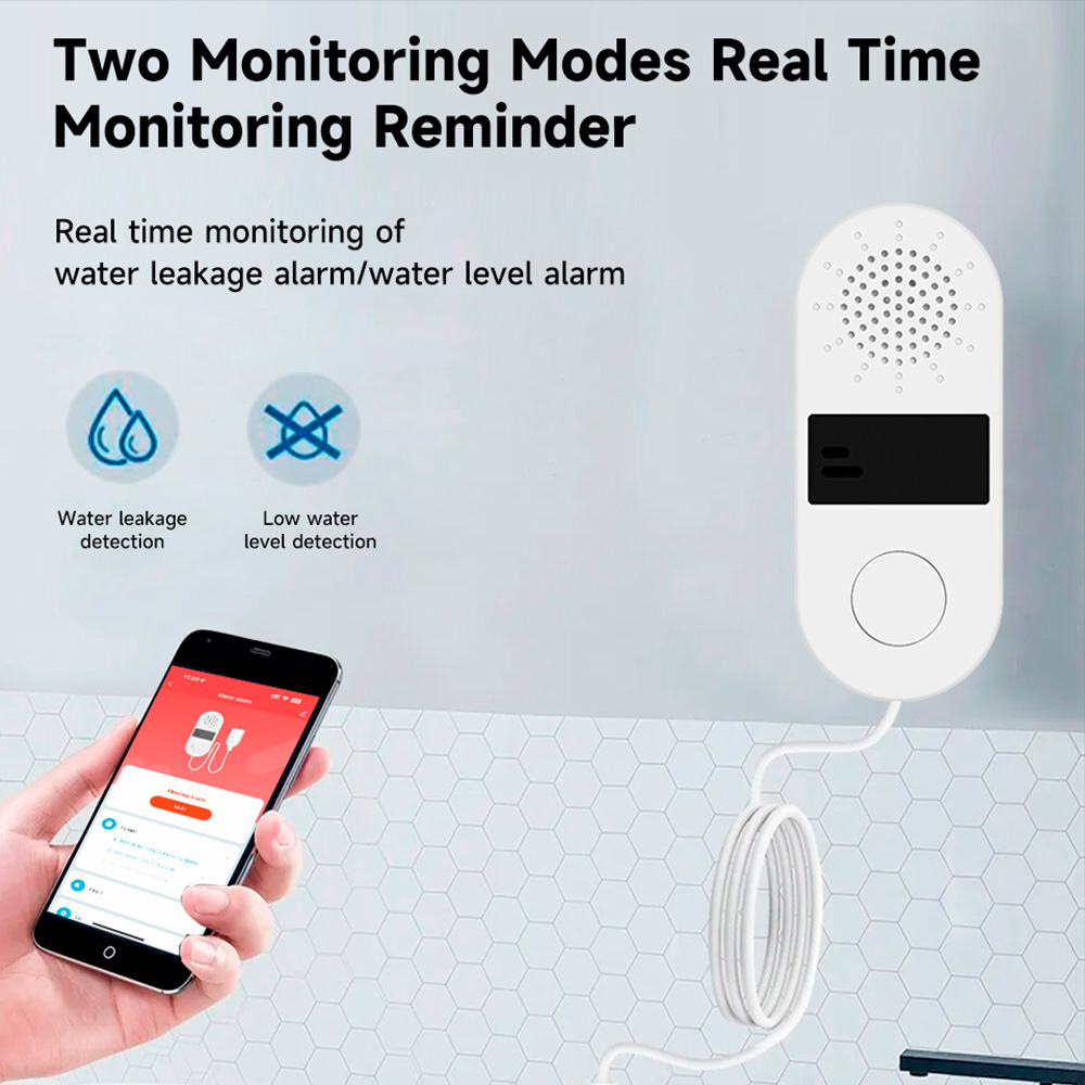 Детектор утечки воды Tuya Wi-F – обзор и цена Water Leak Detector Wifi Alarm