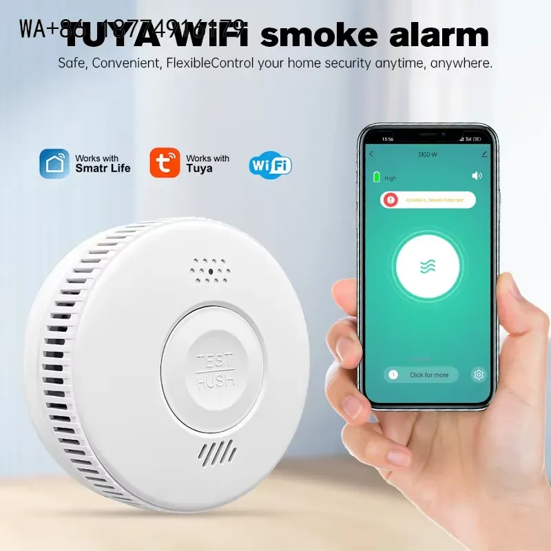 wmwmnu Оригинальный производит – обзор и цена Smart Smoke Detector Wifi