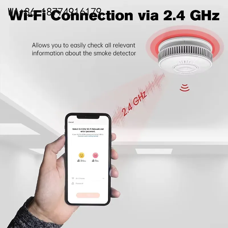 wmwmnu Заводская поставка 85 д – обзор и цена Smart Smoke Detector Wifi