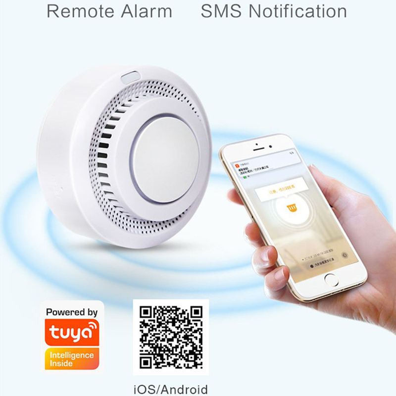 Умный Wi-Fi датчик дыма Tuya,  – обзор и цена Smart Smoke Detector Wifi