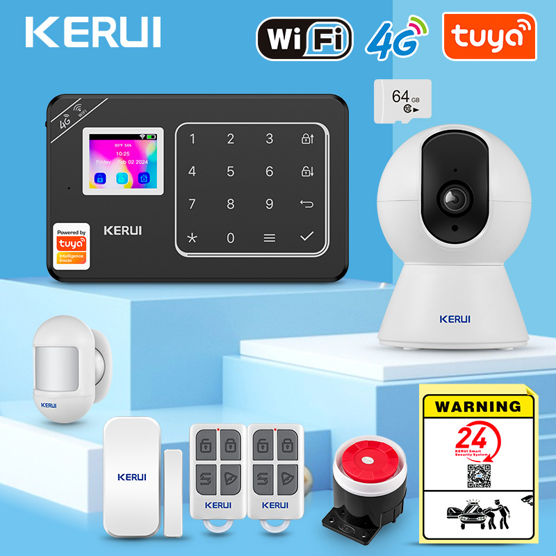 KERUI Новый внешний вид W184 Д – обзор и цена Smart Smoke Detector Wifi