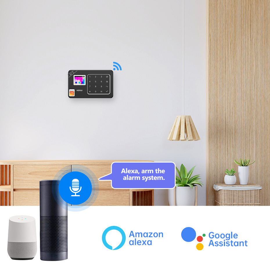 KERUI Новый внешний вид W184 Д – обзор и цена Smart Smoke Detector Wifi
