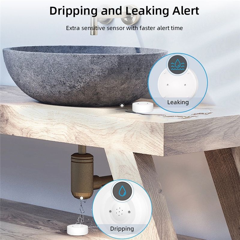Интеллектуальный Wi-Fi-датчик  – обзор и цена Water Leak Detector Wifi Alarm
