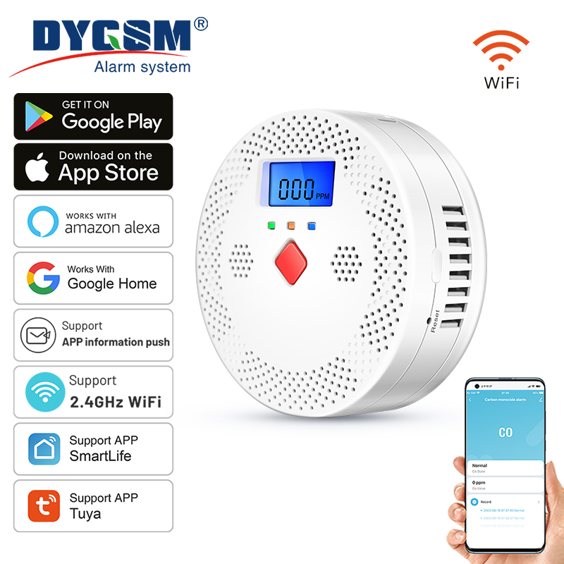 Tuya WiFi умный детектор угарн – обзор и цена Carbon Monoxide Detector Combo