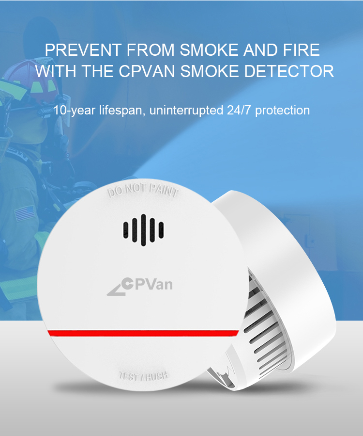 CPvan SM01 2 шт./лот EN14604 C – обзор и цена Smoke Alarm 10 Year Battery