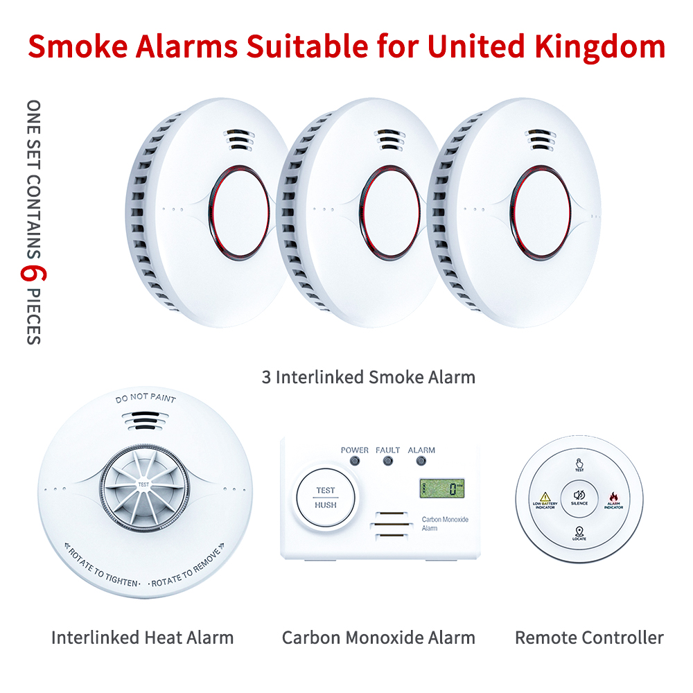 Беспроводной фотоэлектрический – обзор и цена Smoke Alarm 10 Year Battery