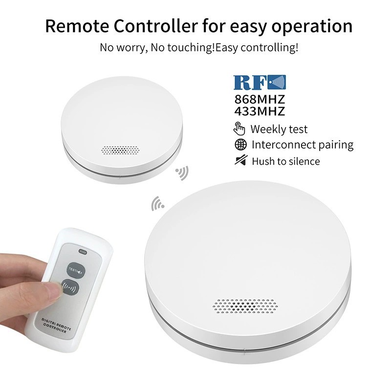 Умный беспроводной датчик дыма – обзор и цена Smart Smoke Detector Wifi